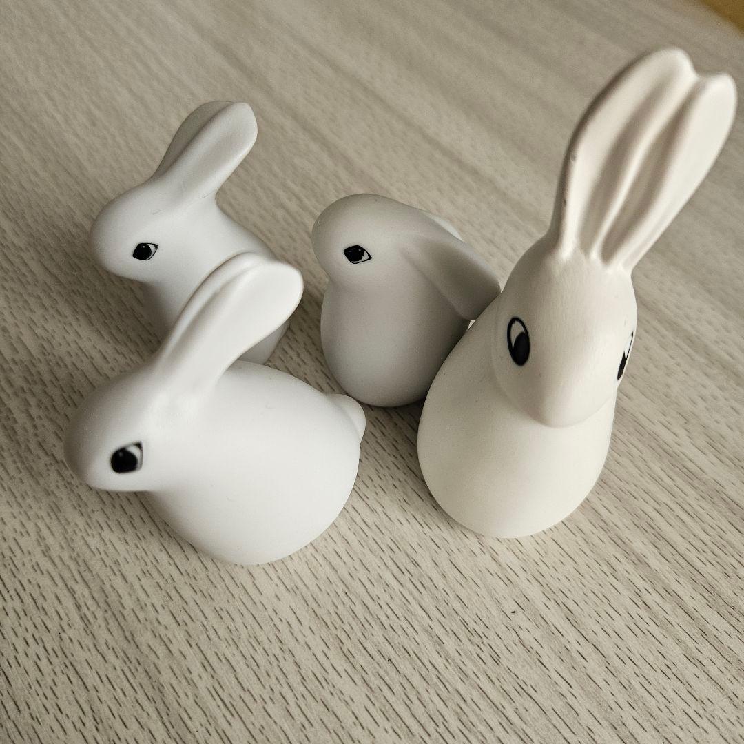 ARABIA ヘルヤ うさぎの親子の4体セット