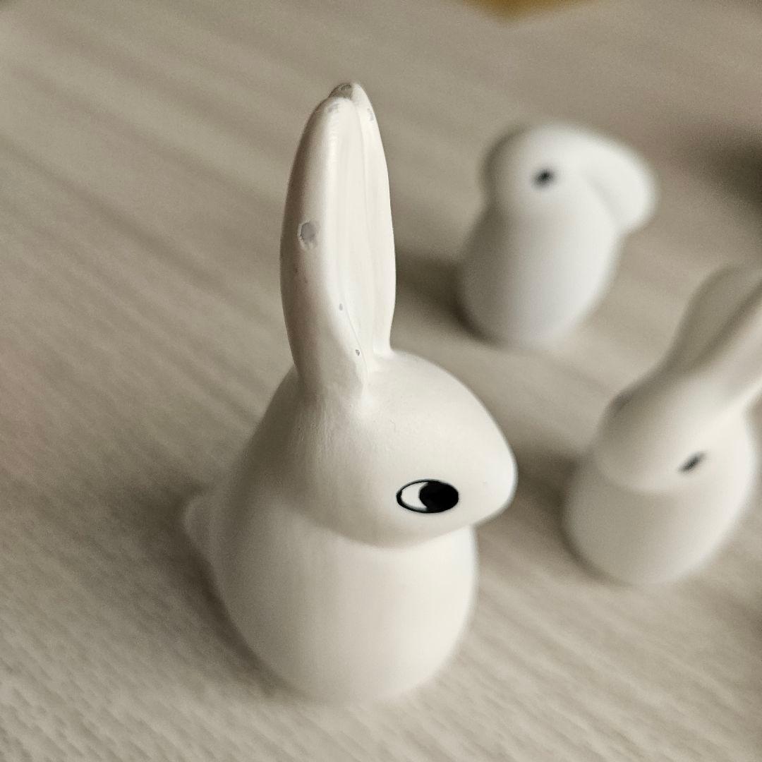 ARABIA ヘルヤ うさぎの親子の4体セット