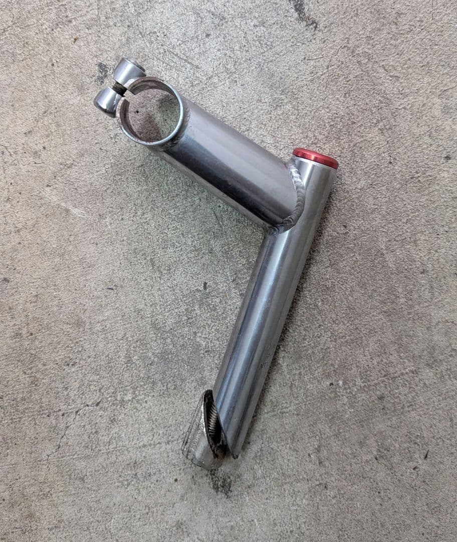 日東 nitto 1インチ スレッドステム 25.4 80mm クロモリ