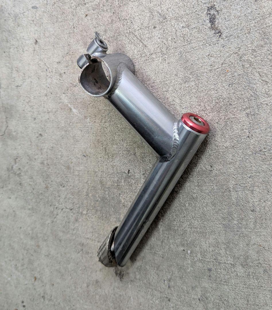 日東 nitto 1インチ スレッドステム 25.4 80mm クロモリ