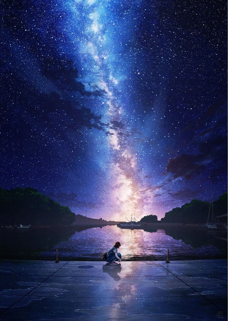 mocha モカ A5アクリルプレート 星は港に満ちる
