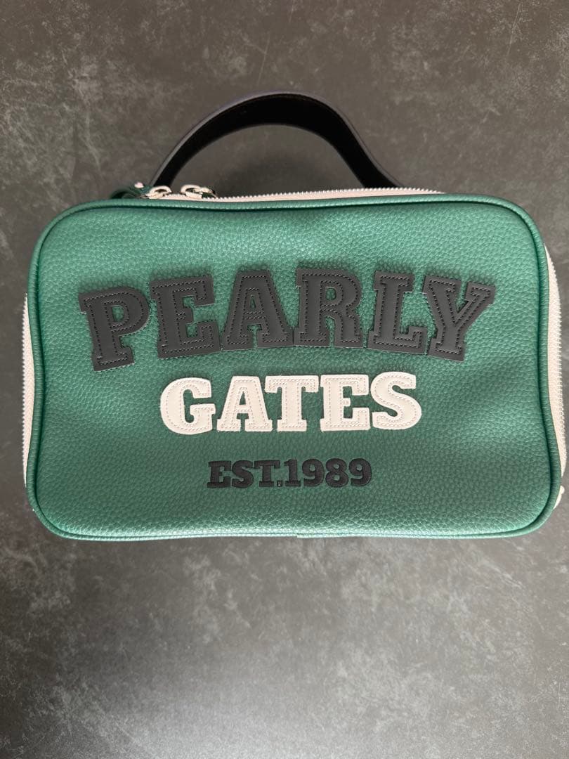 PEARLY GATES カートバッグポーチ グリーン 韓国
