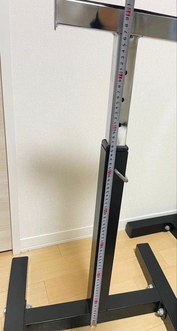 メンマ　セーフティラック 左右セット 高さ調節可 筋トレ ホームジム