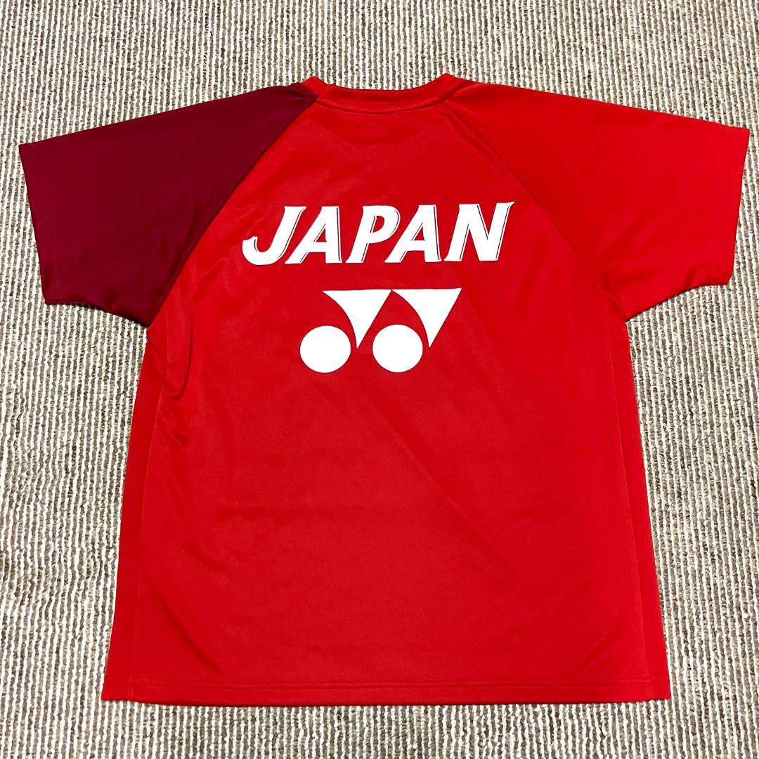 【フォロー割】 美品 YONEX 桃田賢斗モデル ゲームシャツ Sサイズ 背面