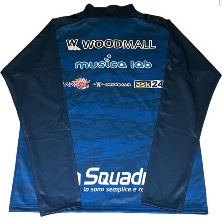 奈良クラブ Squadra 選手支給品 練習着 長袖 ハーフジップ