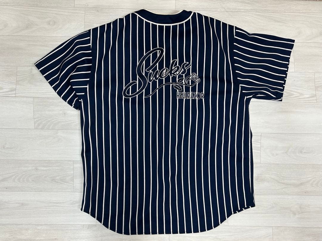 応援グッズ Hellrazor SUCKS MESH BASEBALL SHIRT