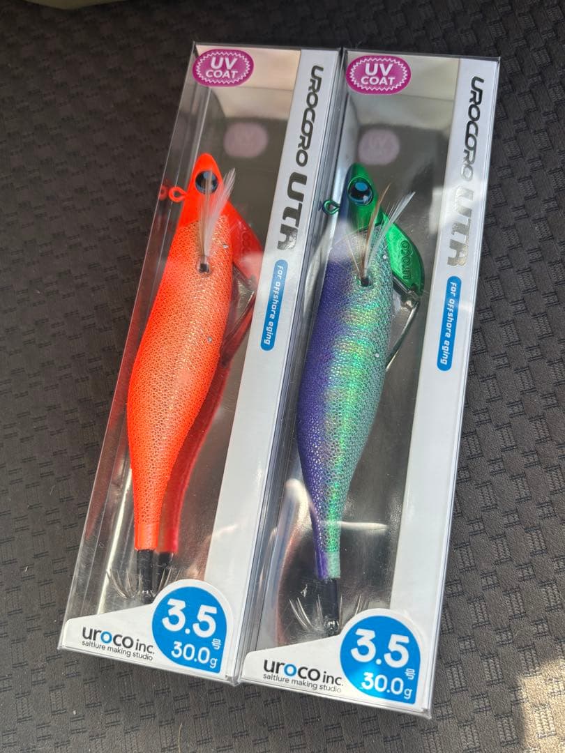 ウロコ　ウロコロUTR3.5号　30g　4個セット　オレンジ×3 グリーン×1