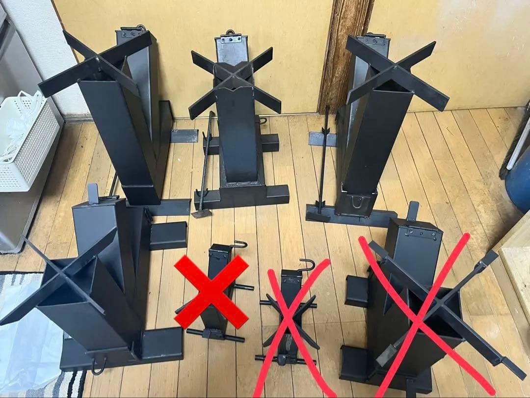 自作ロケットストーブ　5台　まとめ売り！ ハンドメイド　直接引き取り限定！！