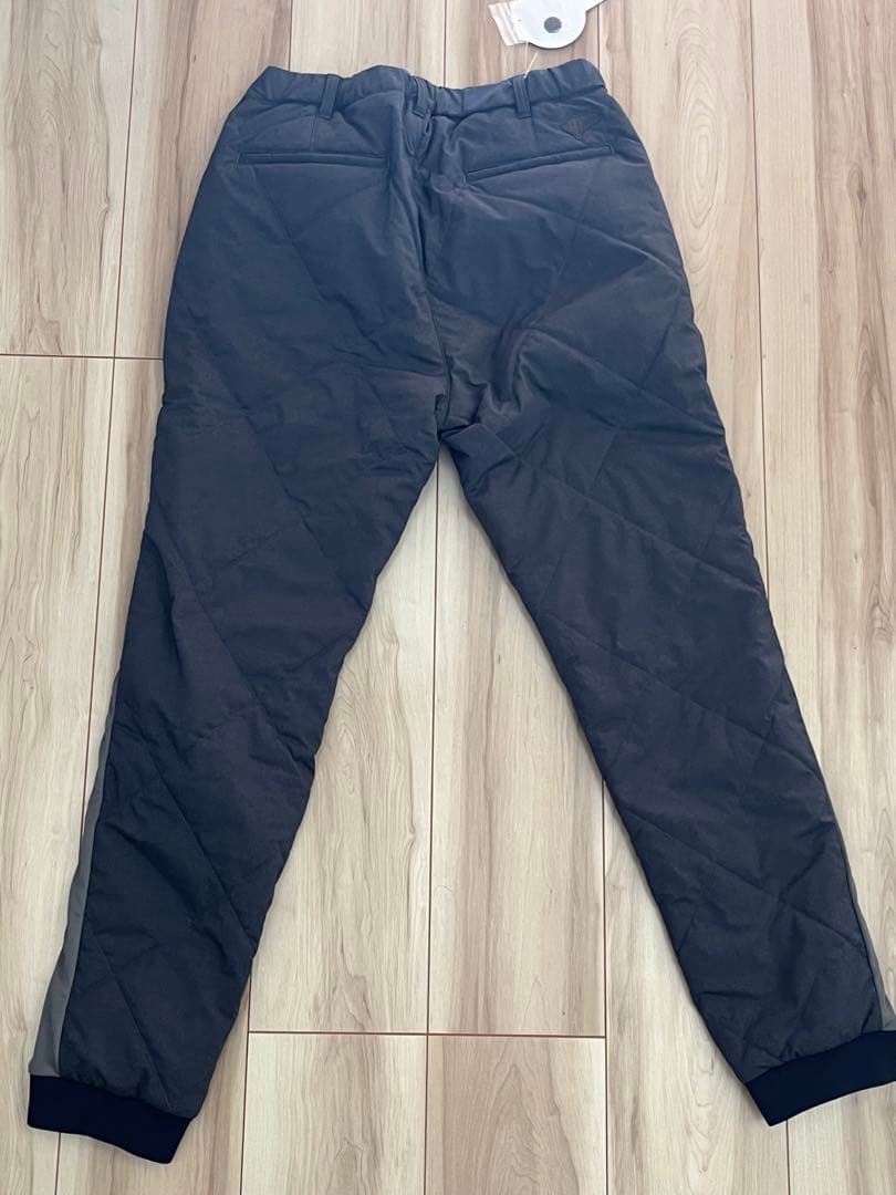 BEAMS GOLF ビームスゴルフ　格子キルト切り替え裾リブパンツ
