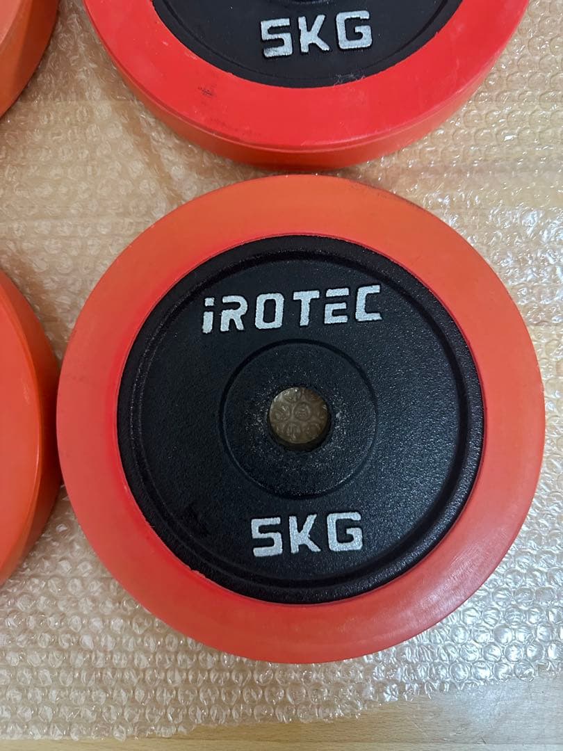 早い者勝ち. アイロテック　IROTEC 5kg ダンベルプレート　4枚バーベル