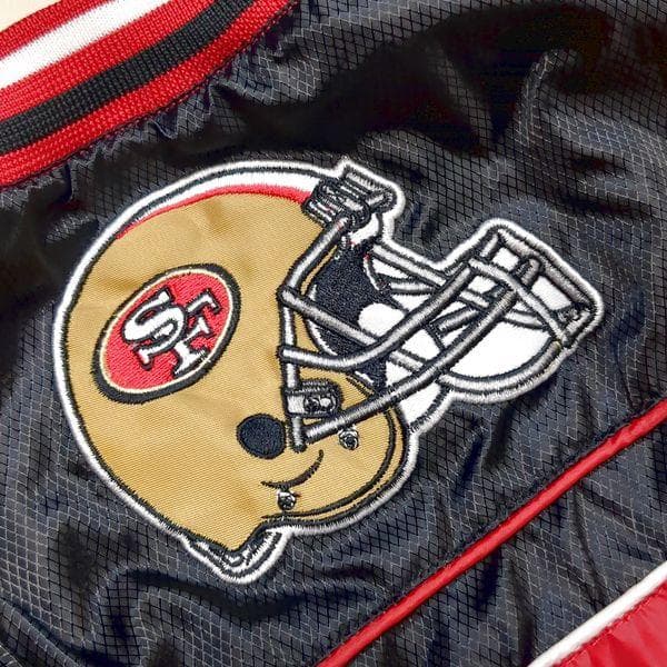 49ERS NFL プルオーバー ナイロンジャケット L フォーティーナイナーズ
