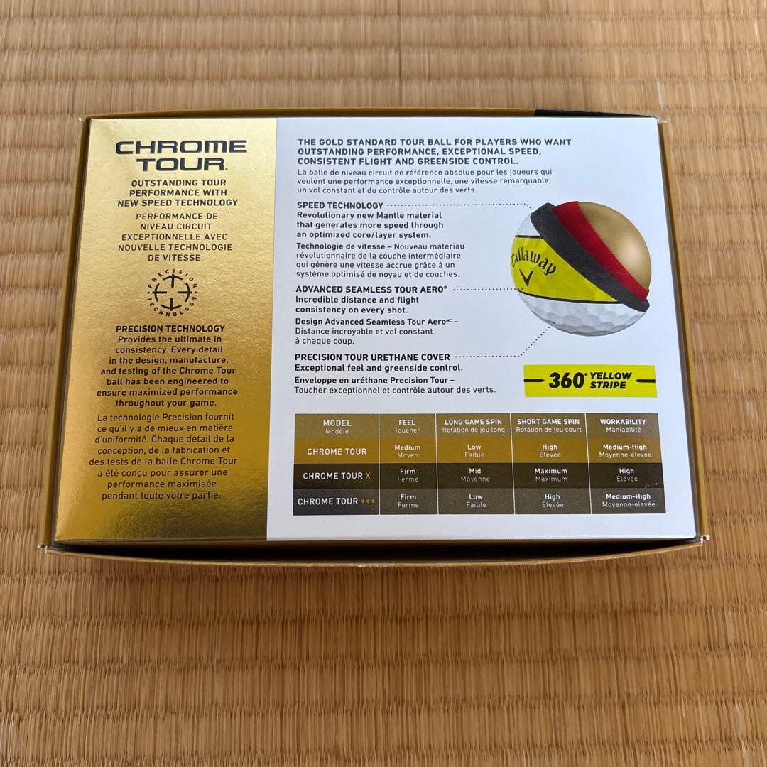 ラウンド用品・アクセサリー Callaway Chrome Tour 360 Yellow Stripe