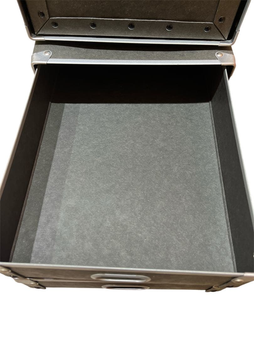 【廃盤品】 MUJI無印良品 硬質パルプ引出し2個　美品①