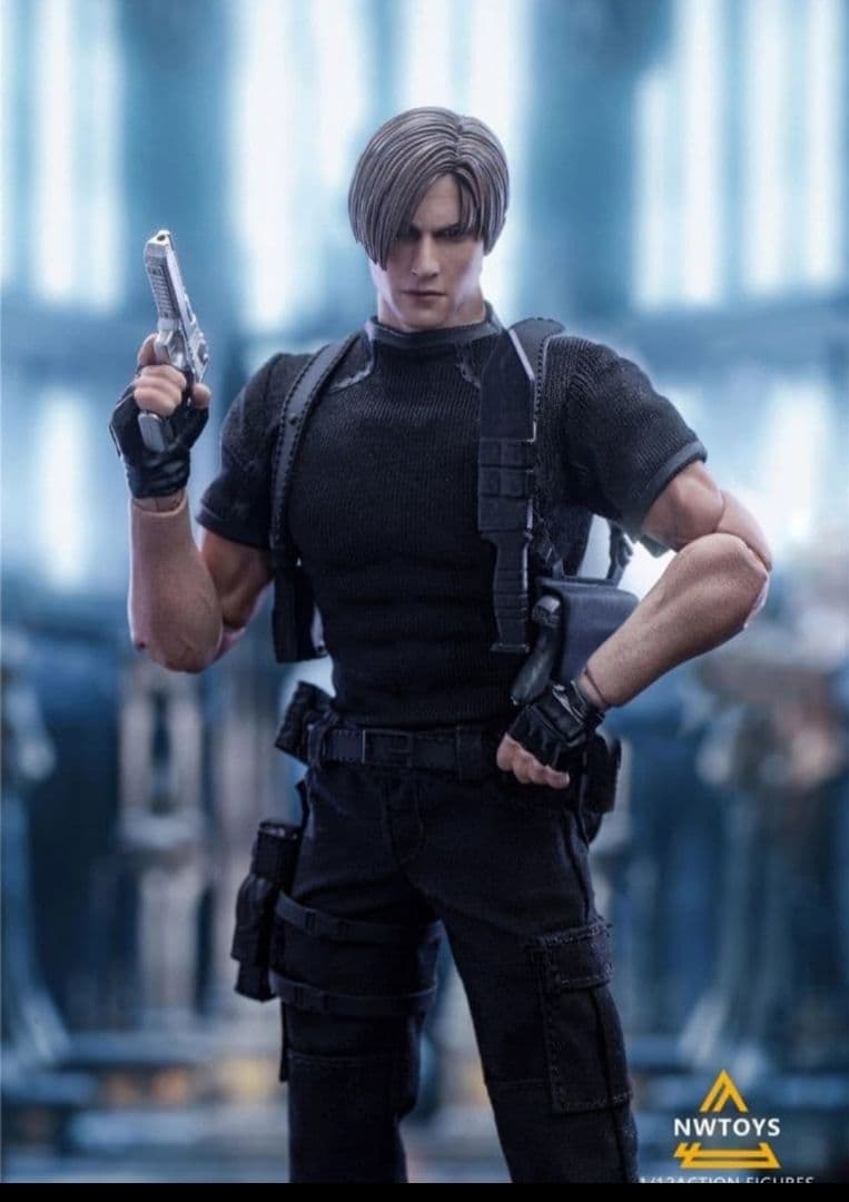新品未使用　1/12　アクションフィギュア　レオン　バイオ　NWTOYS