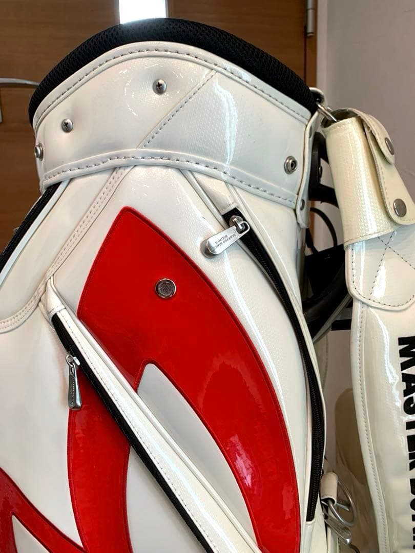 正規品　美品　パーリーゲイツ　マスターバニー　3点式　キャディバッグ　エナメル
