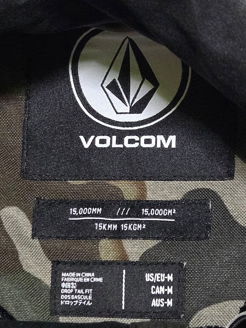 VOLCOM ボルコム　スノーボードウェア　ジャケット Mサイズ カモフラ 迷彩