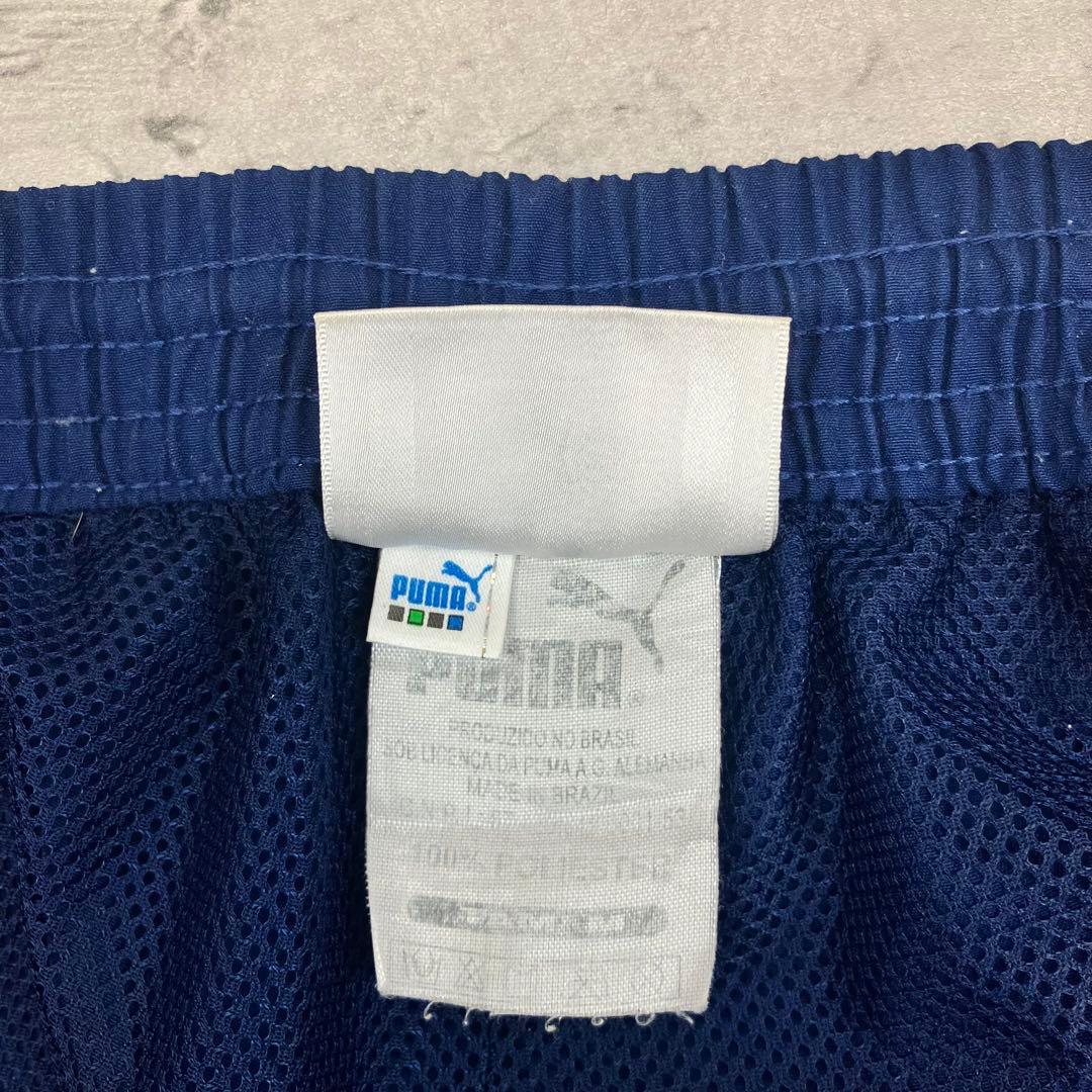00s PUMA グレミオFBPA トレーニングパンツ 古着 刺繍ロゴ 紺 M