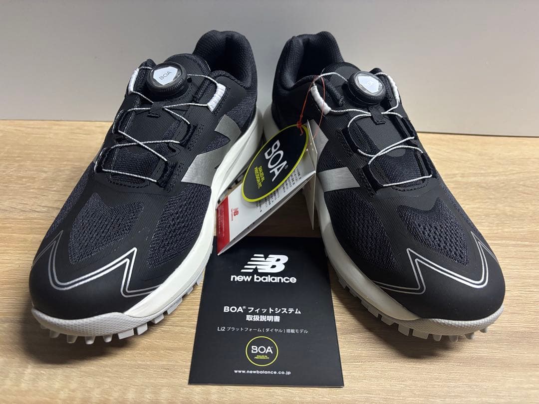 未使用 26cm 2E ニューバランスゴルフシューズ UGS1001F ブラック
