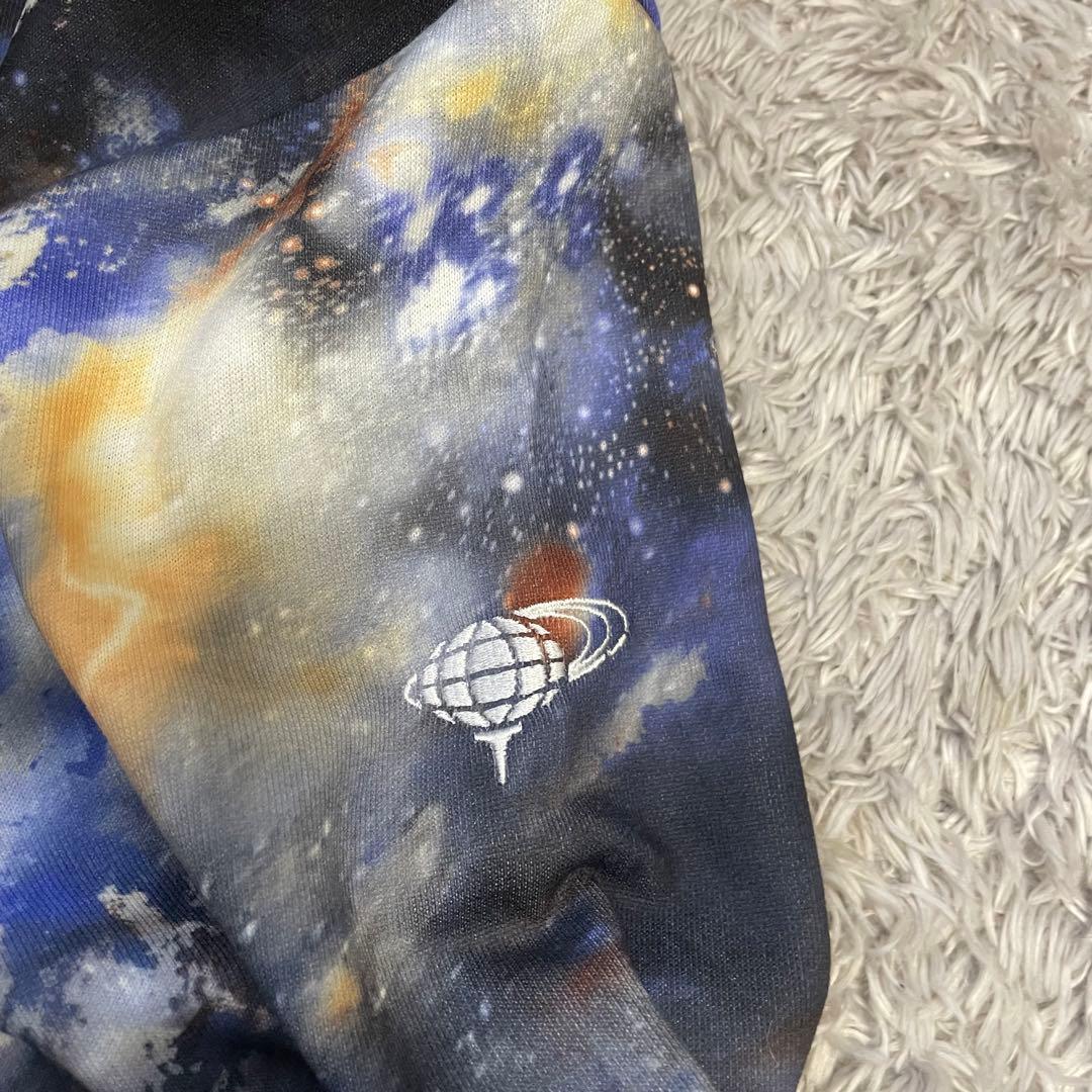 極美品　BEAMS GOLF ビームスゴルフ スウェットパーカー 宇宙 サイズL