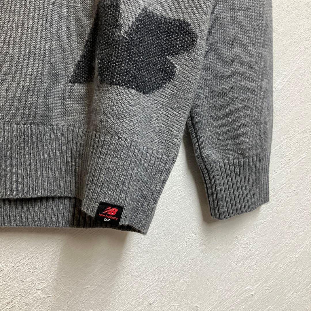 美品 New Balance GOLF 迷彩 ニット カモフラ