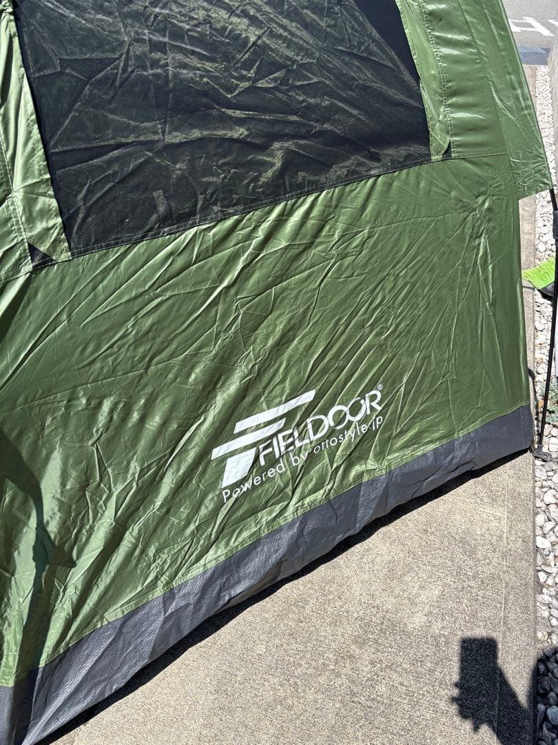 フィールドア FIELDOOR ワンタッチテント6 キャンプ テント 折り畳み
