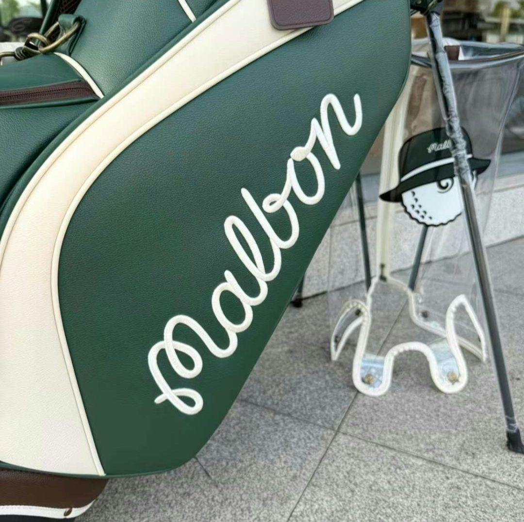 malbon golf マルボン キャディバッグ グリーン新品