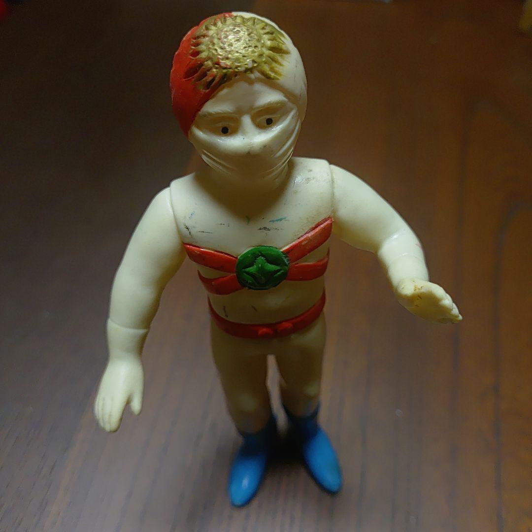 愛の戦士レインボーマン☆1970年代の希少ソフビフィギュア☆高さ約15cm