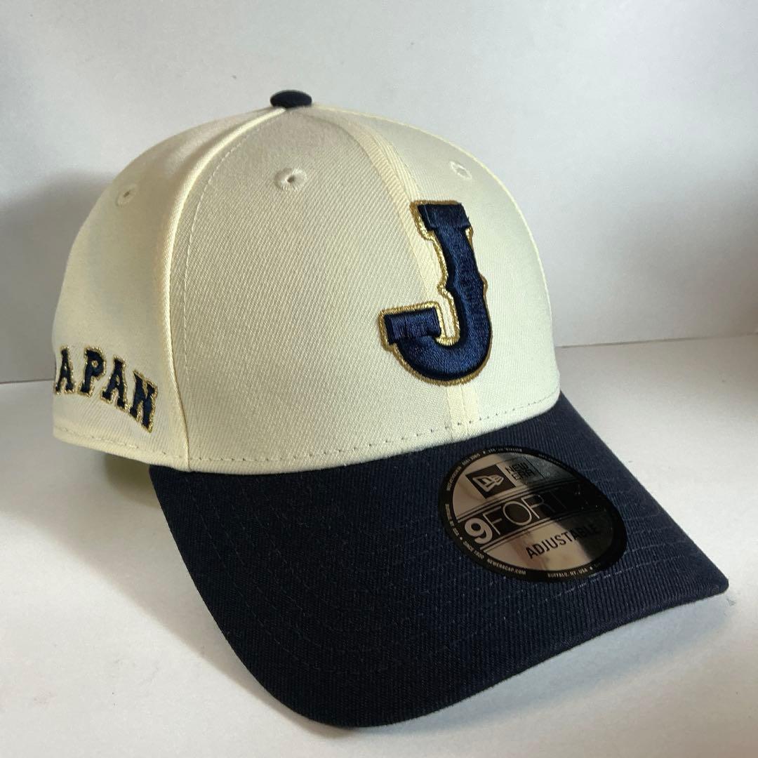 侍ジャパン　J ロゴ SIDE Japanロゴ クリーム ネイビー　新品未使用