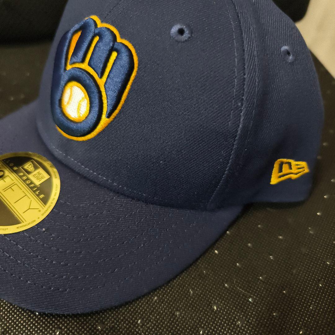 ミルウォーキー・ブルワーズ 59FIFTY キャップ　ニューエラ　7 3/4