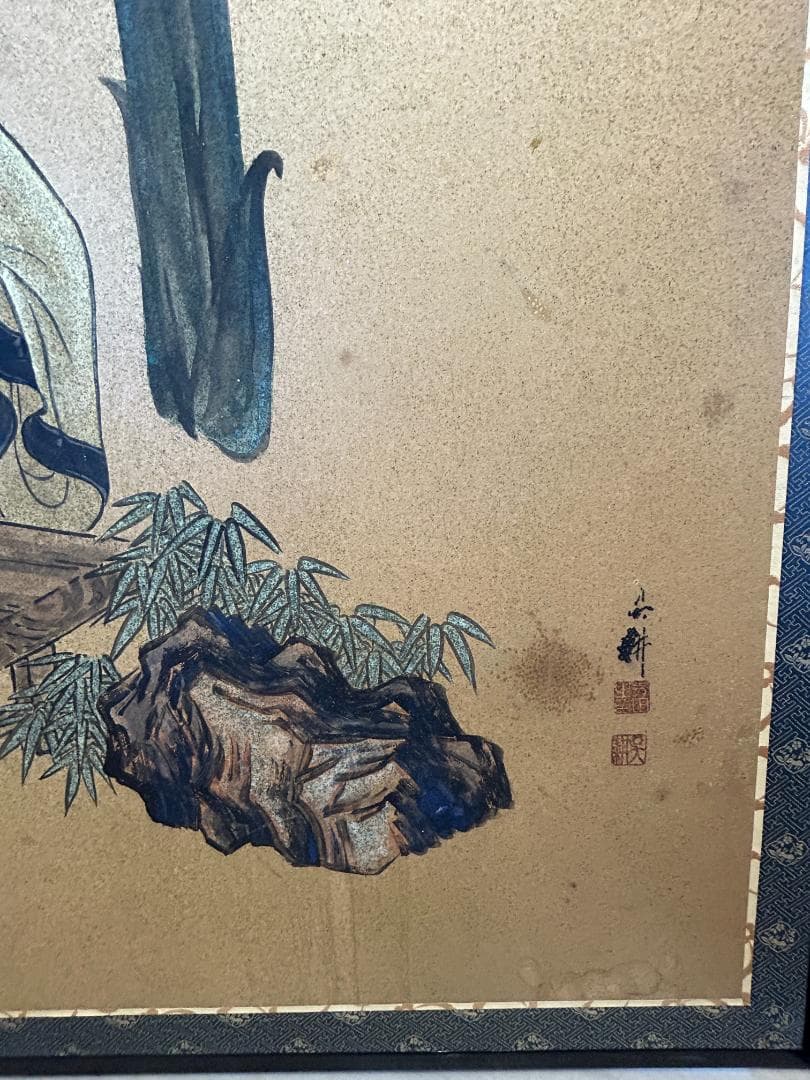 屏風（送料込み）美術品/アンティーク/日本画