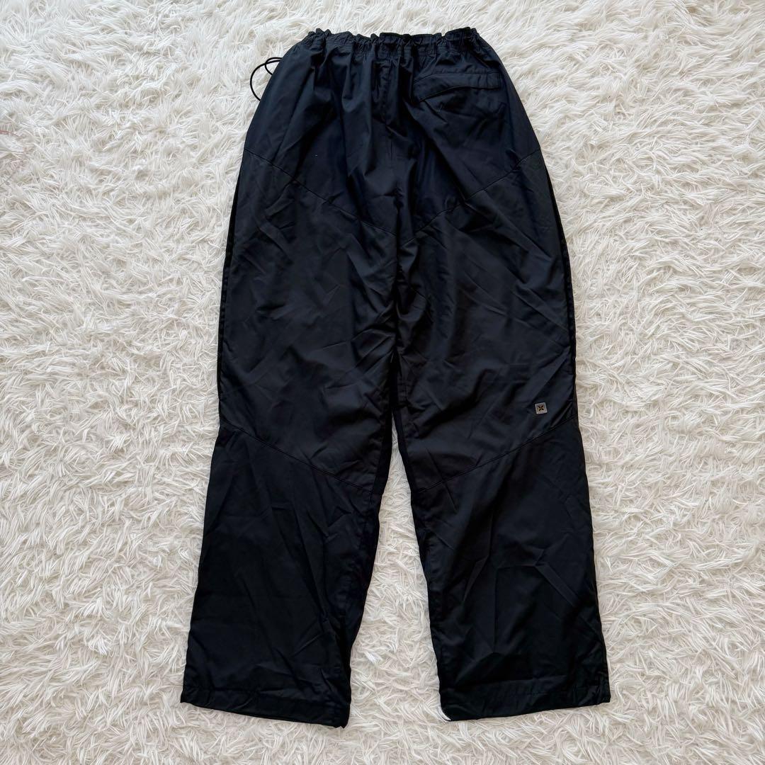 ナイキ ジャージ セットアップ ナイロンジャケット パンツ 黒金Y2K XL/L