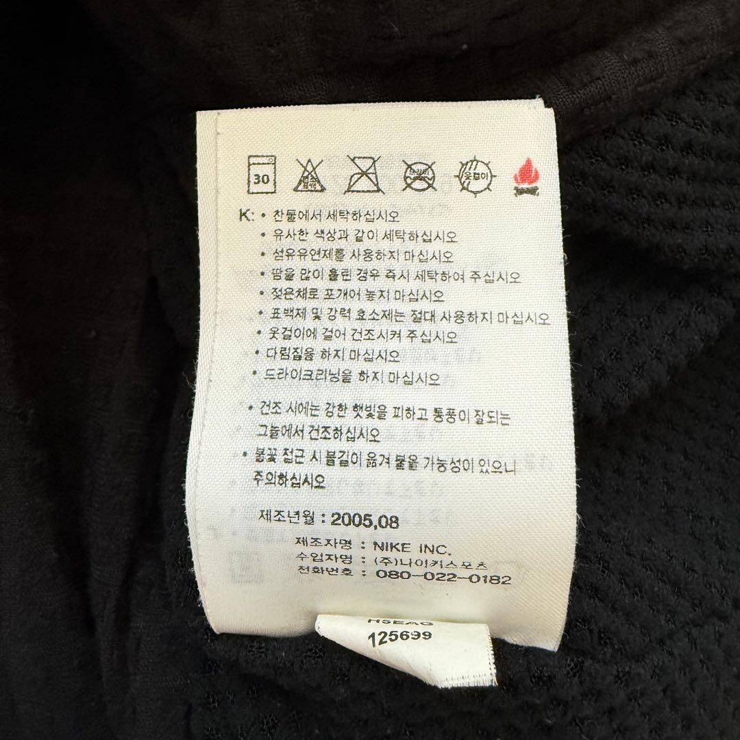 ナイキ ジャージ セットアップ ナイロンジャケット パンツ 黒金Y2K XL/L