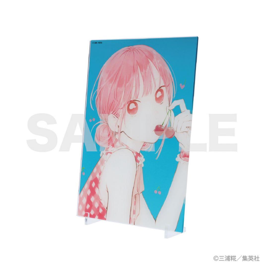 アオのハコ展　箔入りアクリルアート　蝶野雛