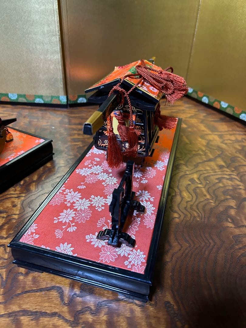 【雛人形 飾り】【レトロ】馬車 伝統的な日本の飾り