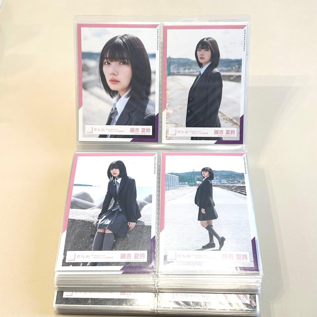 藤吉夏鈴　生写真　Nobody’s fault buddies コンプ 8枚