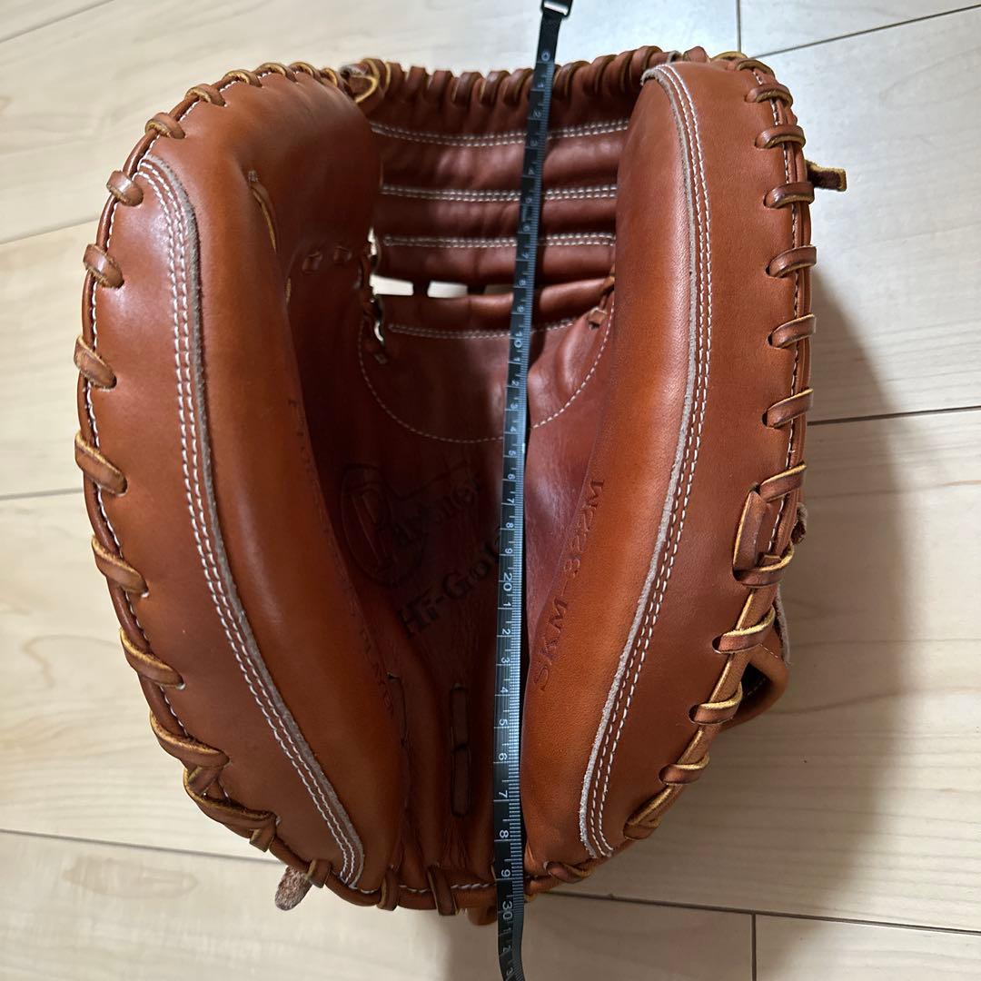 と*9様 10,000円スタート ハイゴールド　左投げ用キャッチャーミット　軟式