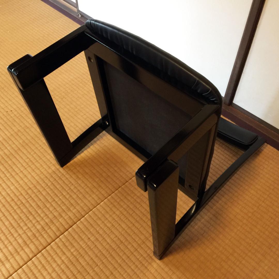 料亭で使用している足が楽な 座椅子２脚セット (美品）