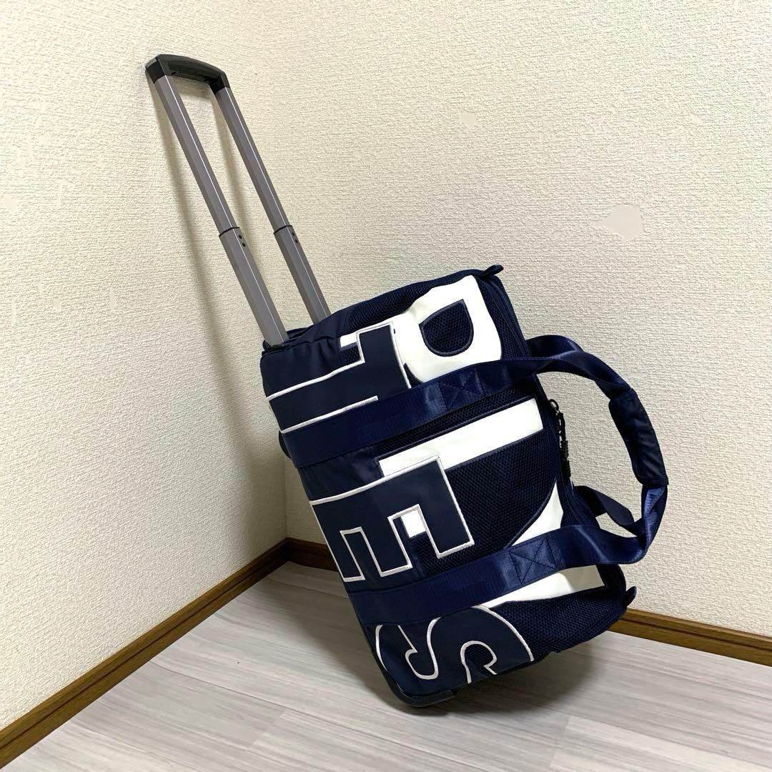 【美品】パーリーゲイツ アウトロゴ キャリー型 ロッカーバッグ ボストンバッグ