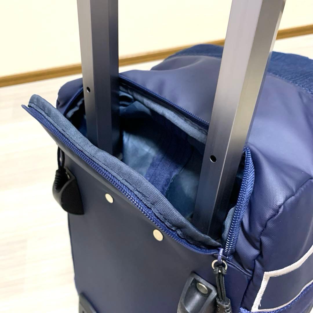【美品】パーリーゲイツ アウトロゴ キャリー型 ロッカーバッグ ボストンバッグ
