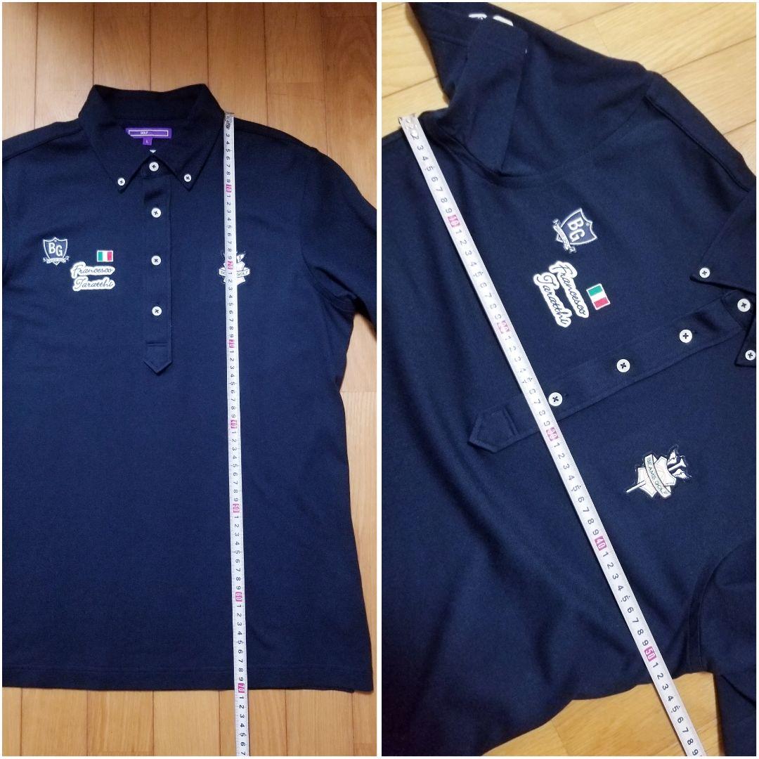 BEAMS GOLF半袖ポロシャツ　パープルレーベル　Lサイズ
