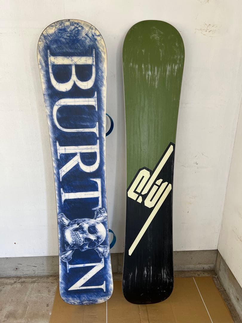 ROSSIGNOL 布施忠モデル　BURTON UNIONバインディング　板2枚