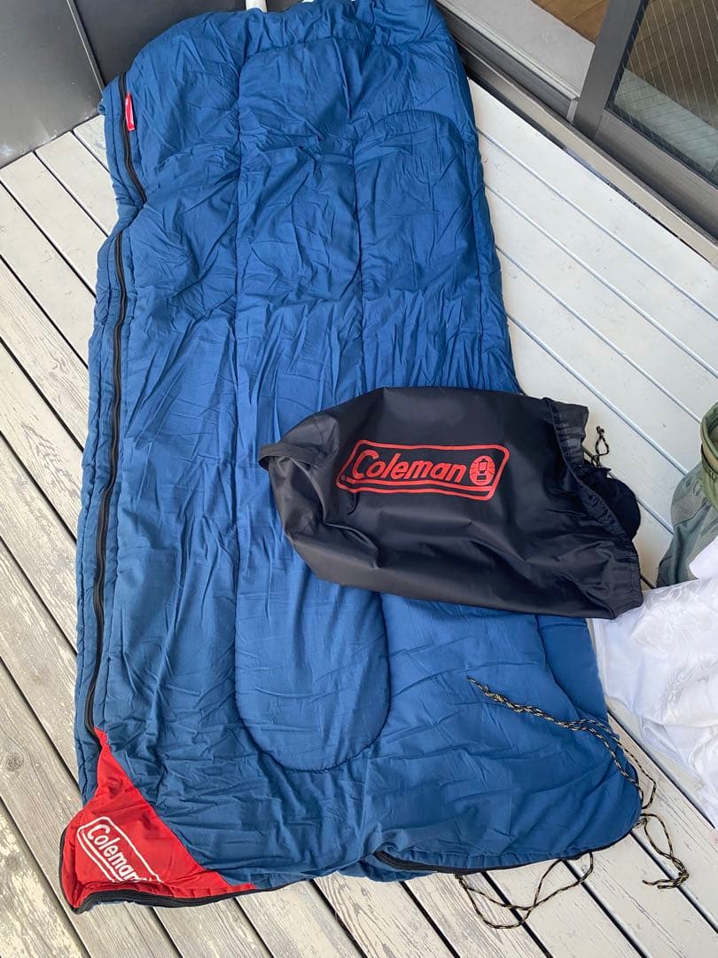 3個セット Coleman スリーピングバッグ 寝袋 未使用 超美品 布団にも