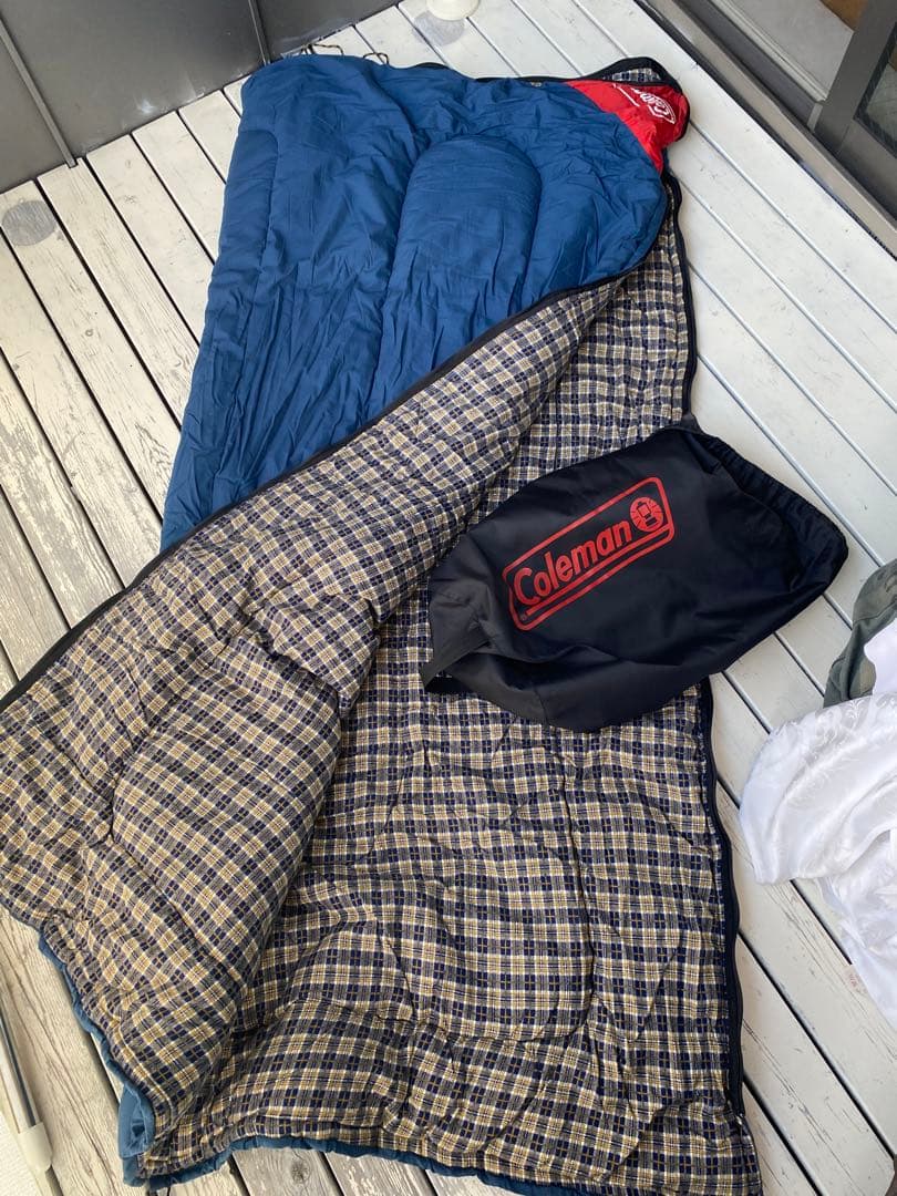 3個セット Coleman スリーピングバッグ 寝袋 未使用 超美品 布団にも