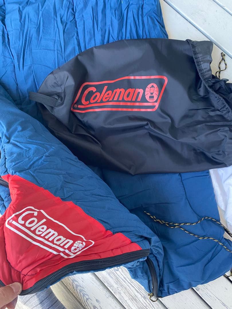 3個セット Coleman スリーピングバッグ 寝袋 未使用 超美品 布団にも