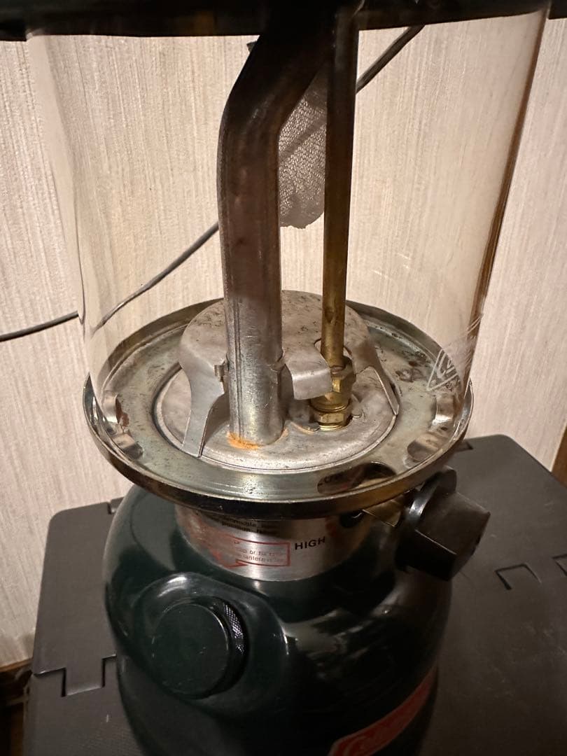Coleman ADJUSTABLE ガソリンランタン 1987年12月