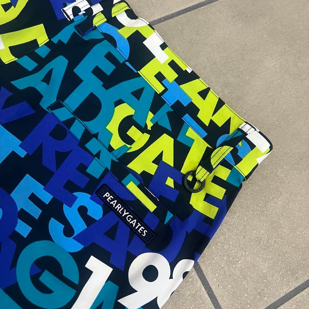 Pearlygates パーリーゲイツ　セットアップ　総柄　シャツ　ハーフパンツ