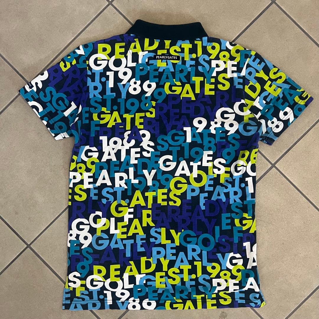 Pearlygates パーリーゲイツ　セットアップ　総柄　シャツ　ハーフパンツ