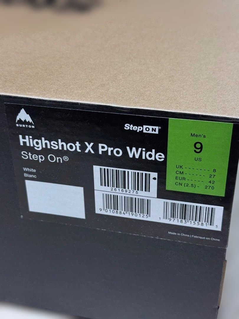 スノーボード Burton Highshot X Pro Wide 9 ( 27 cm )