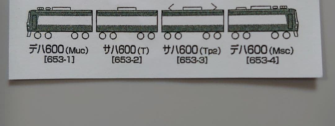京急 600形 653編成 増結4両 グリーンマックス Mなし編成