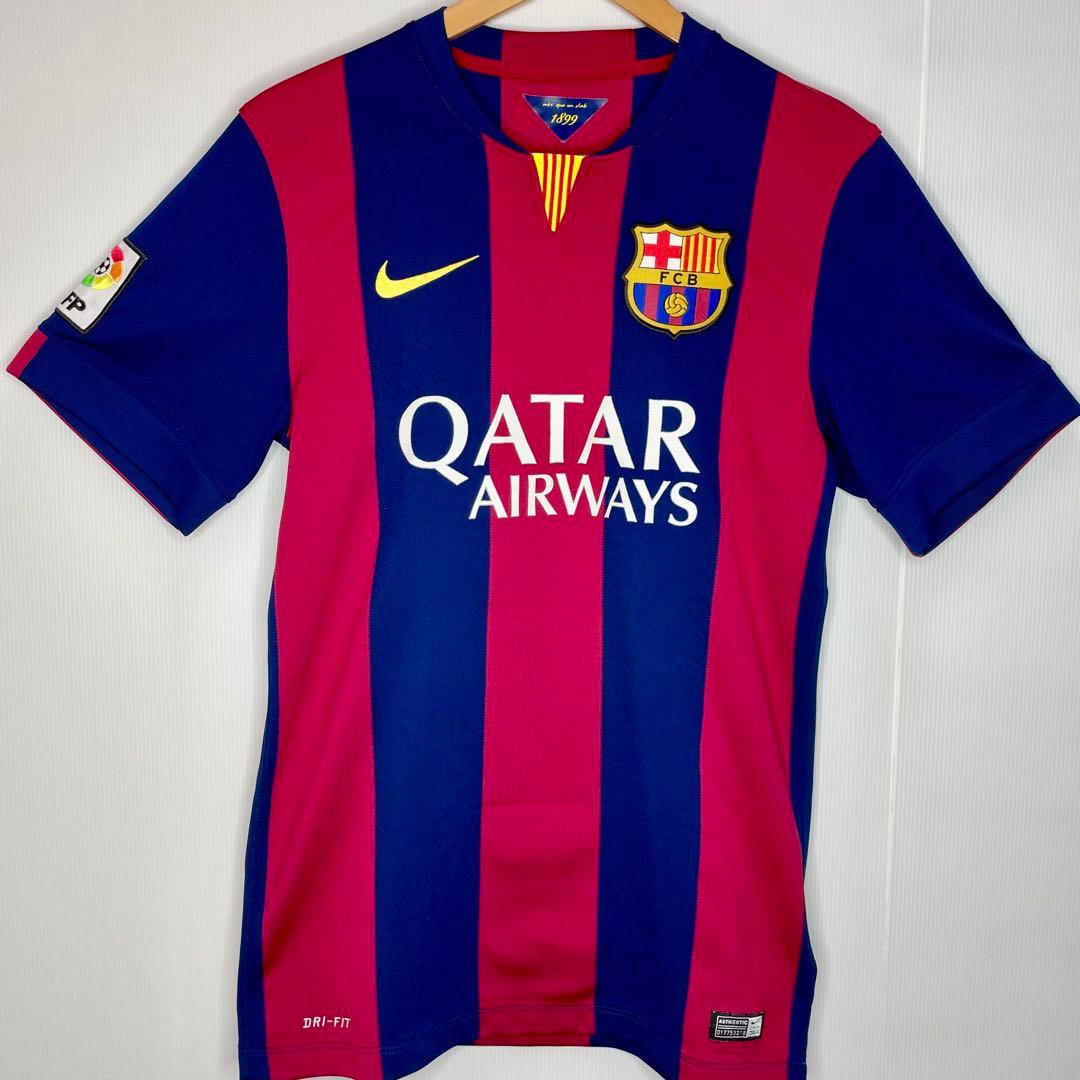 【美品】 Nike FC Barcelona バルサ ユニ 14-15 Sサイズ